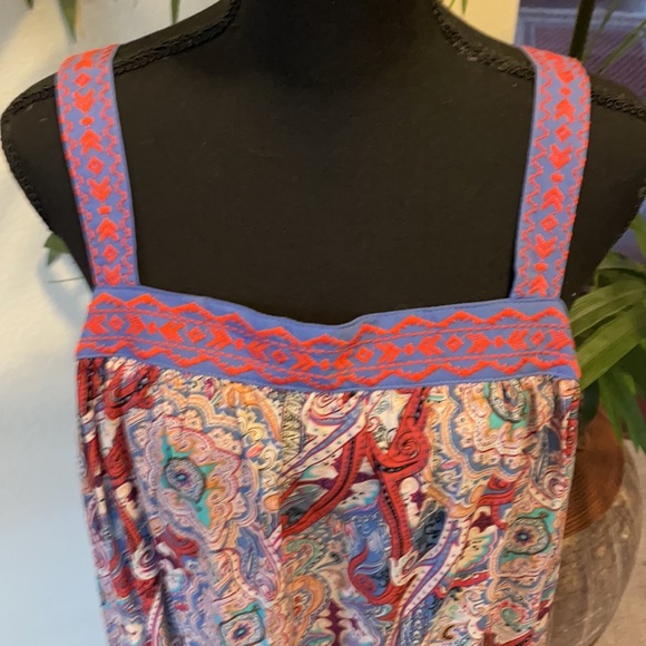 Tunic Top Ties -N- the  back size L - Picture 3 of 10